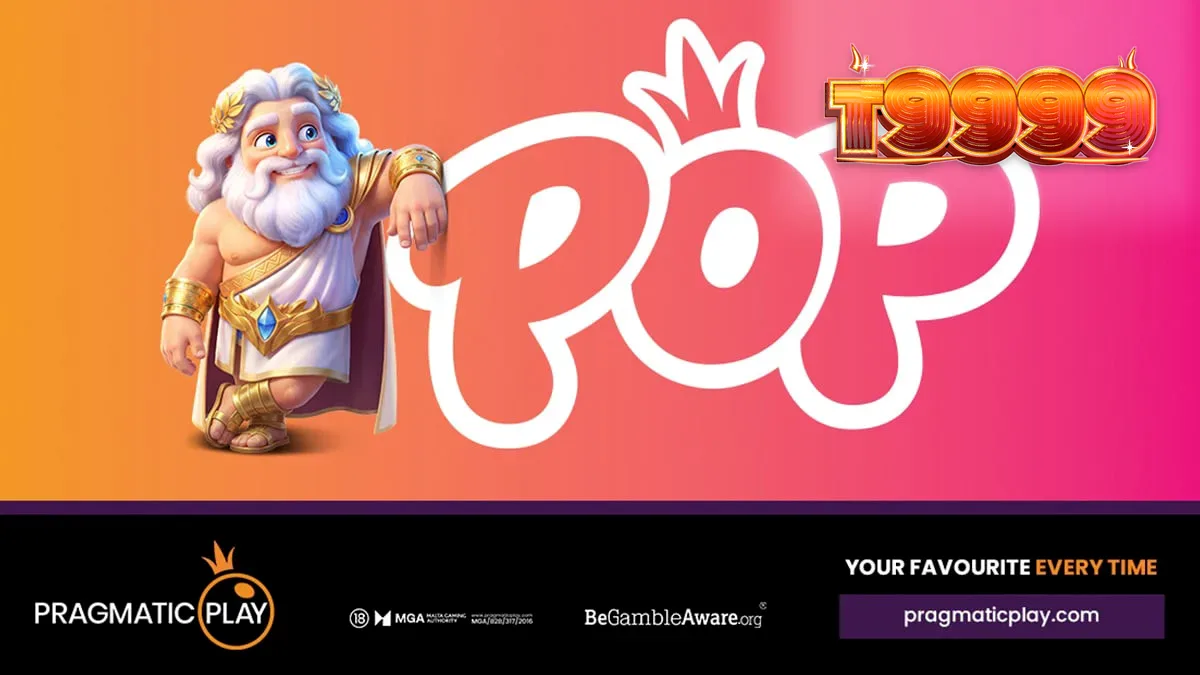 Tampilan visual ceria dan penuh warna dari sub-brand Pragmatic Play POP yang baru diluncurkan